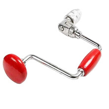 Swing Bits Brace-Carpenters Bits Brace Användbar Stålspärr med Käkchuck Halkfritt Handtag Träbearbetningsverktyg