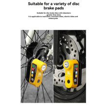 BENGGUO Bicycle Electric Vehicle Motorcycle Wheel Disc Brake Lock Security Anti-Theft Motorcycle Padlock Fingerprint Lock