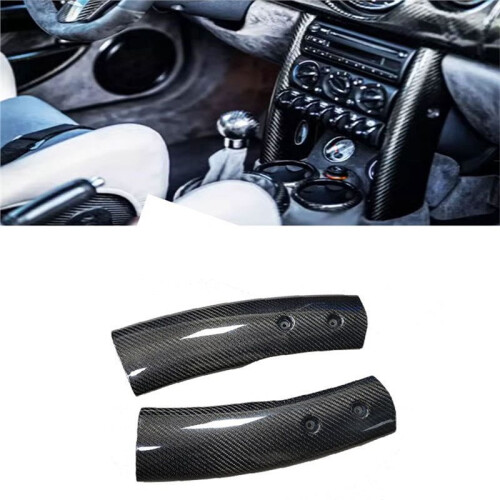 Carbon Fiber Car Center Console Trim for  Cooper R53 Inner Panel Auto Racing Interior Kit 2
