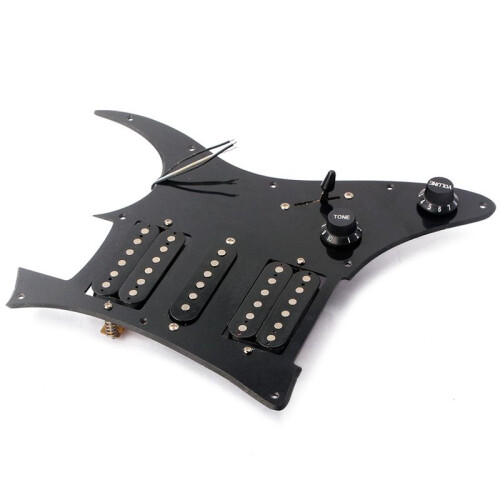 2X Gitarren Pickup Wired Flat Pickguard Pickup Hsh E-Gitarren Pickup 1