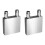 2X Aluminum Water Cooling Block 40X40X12mm Cooler for Computer CPU Radiator 1