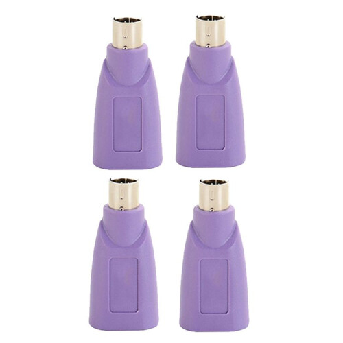 4X PS2 to USB Connector, Computer Mouse and Keyboard  Adapter, Mouse and Keyboard Converter 1