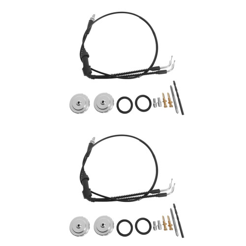 2X Tors Delete Removal Eliminator Kit for  Banshee Throttle Cable Caps Idle Screws