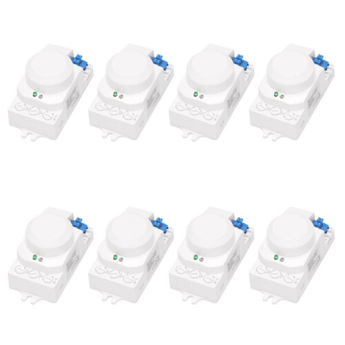 8X 5.8GHz  System LED Microwave 360 Degree Motion Sensor Light  Body Motion Detector