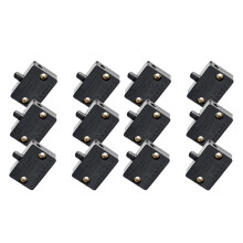 Interruptor LED de Porta de 12 Unidades para Luz Do ArmáRio Preto