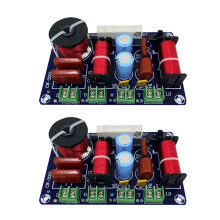 2X 3 Ways HiFi Speaker Frequency Divider HiFi Crossover Filter Distributior DIY Stage Car Audio Woofer Speaker Filter
