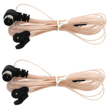 2X Antenna FM di Trasmissione 75 Ohm Dipolo Antenna T Interna Antenna Maschio Connettore Tipo F Antenna
