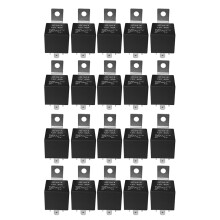 20 Pièces Séries 5 Pin 12V Relay (SPDT) (30/40 Amp) 12 Volt Automotive Relay pour Automotive Fans