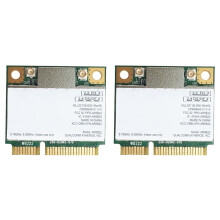 2X AR9462 AR5B22 WB222 Pół  PCIe 300 Mb / S + Karta Bezprzewodowa Wi-Fi Bluetooth4.0 WLAN