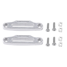 2 Pièce en Alliage D'Aluminium Treuil Guide de Corde Guide de CâBle en Métal pour 1/10 Sur Chenilles Télécommandées