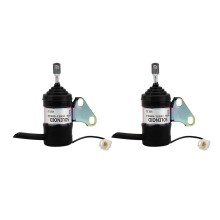 2X Fuel Stop Solenoid Power-Off Valve for Mower Tractor Excavator RTV RTV900 16851-60014 052600-4530