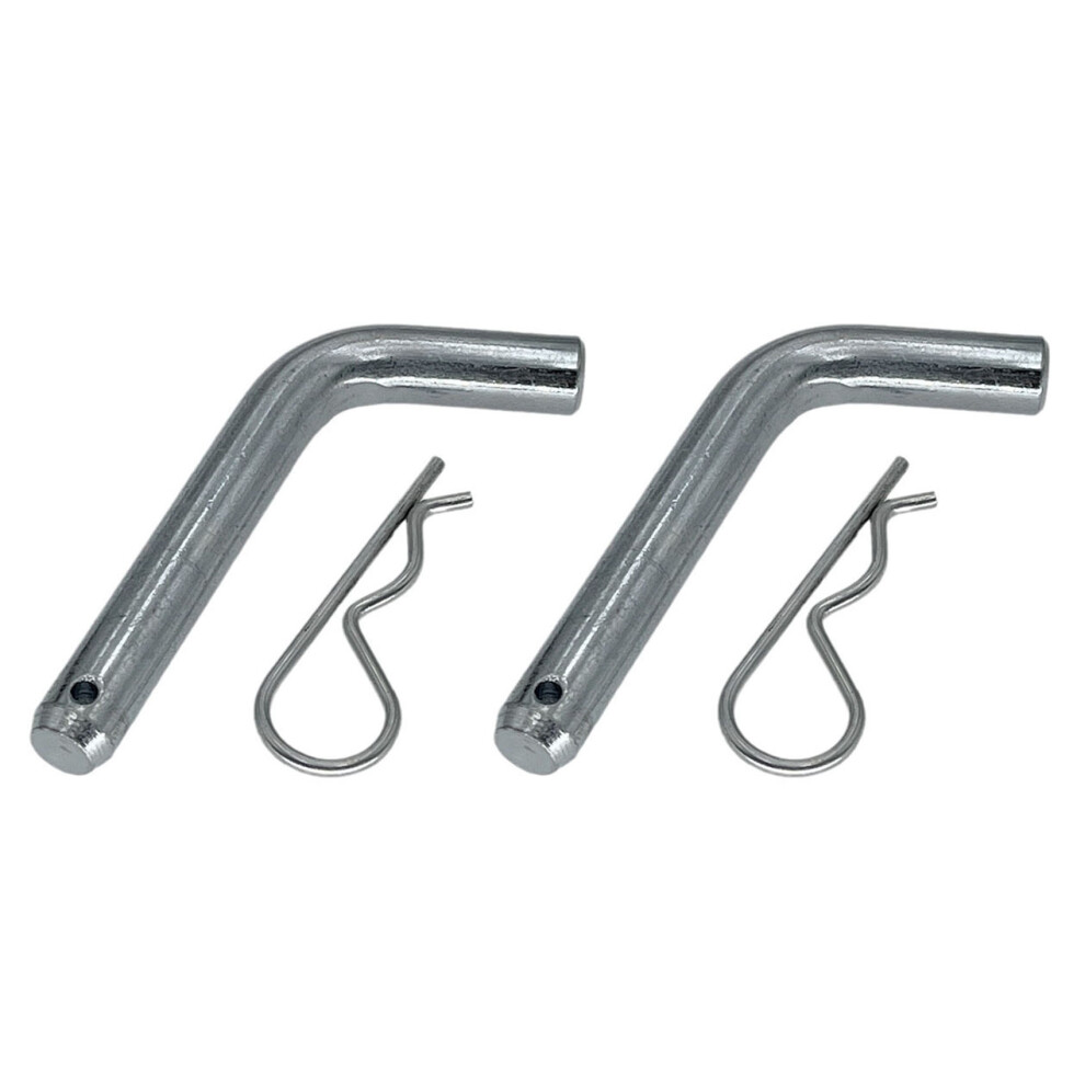 2X Trailer Hitch Pin And Clip 5/8-Inch Diameter Heavy Duty Trailer Hitch For 2 Inch Diameter Receiver Hitch Mount 6032211535075
