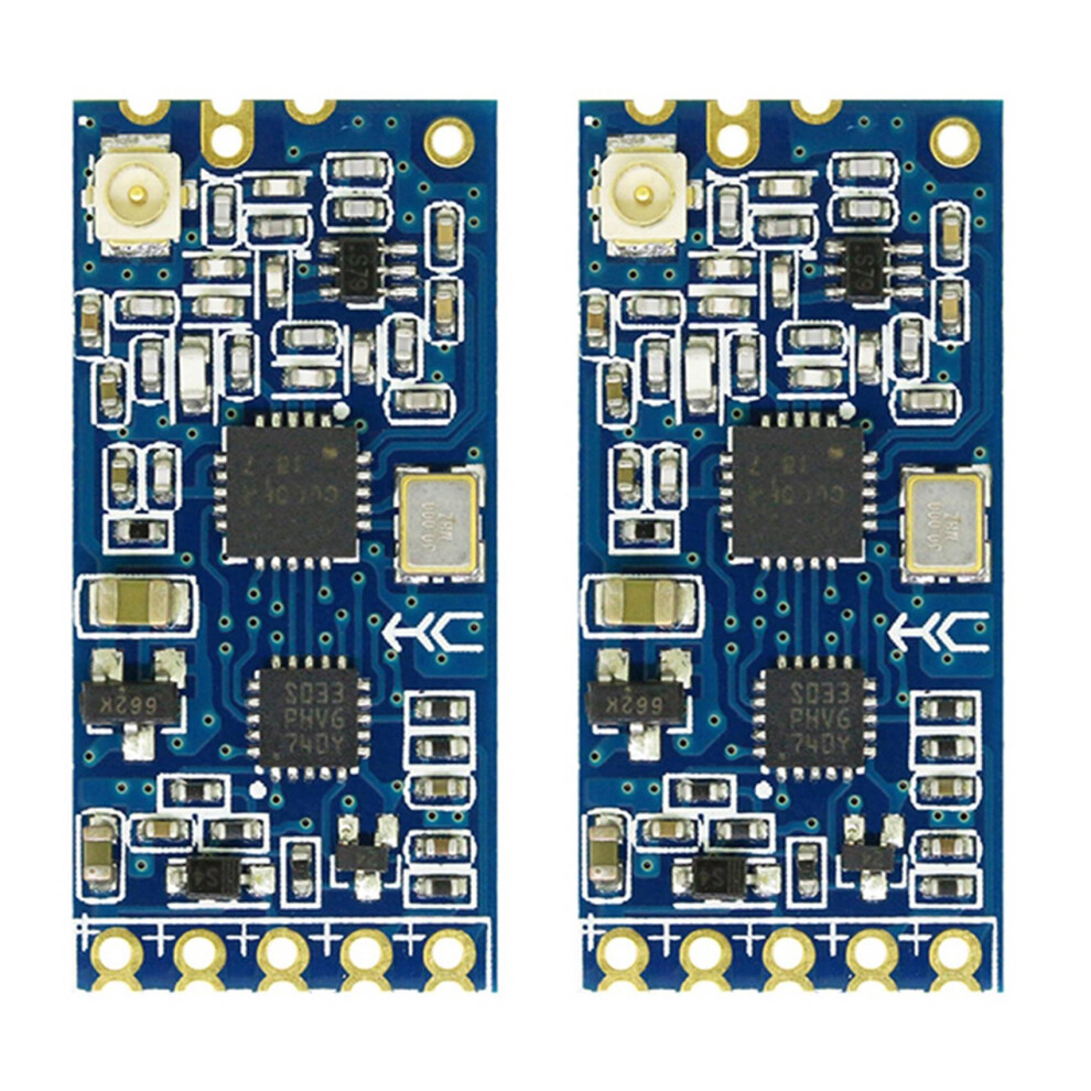 2X Hc-12 433Mhz Si4463 Wireless Serial Port Module 1000M Replace Hc12 6034181808487