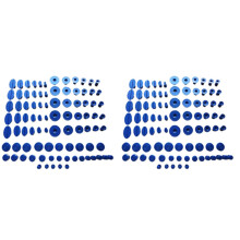 180 Pièces Séries Extracteur Tabs Onglets de Réparation de Dent Sans Peinture Jeu de Languettes de Traction de Colle pour Petite Dent