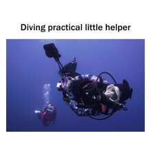 2X Double Dive Rafting Hook Stainless Steel Hook Spiral Coil Spring Cord Dive Safety Accessory - Green