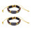 2X Rasta Jamaica Reggae Leather Bracelet 1