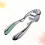 Zinc Alloy Arc Shaped Garlic Press Manual Crusher Kitchen Tool Green 11