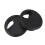 4 Pcs 50mm Diameter Desk Wire Cable Passacavi Passacavo Nero 2