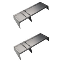 2X Car Glove Box Interval Storage Box for Land Prado 150 2010-2018 LC150 J150 FJ150 Accessories