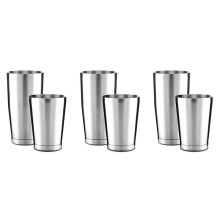 3X Premium Cocktail Shaker Set-Piece Pro Boston Shaker Set. Unweighted Martini Drink Shaker Made From Stainless Steel