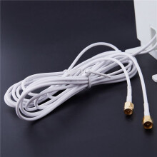 5X 700-2600Mhz 88Dbi 3G 4G Lte Antena Móvel Conector Masculino Booster Painel Mimo Antena + 2 Metros (2X SMA-Macho)