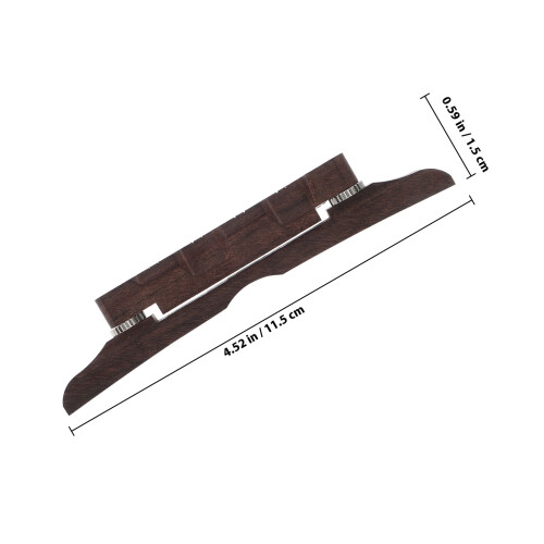 Ponte Com Selim Para Guitarra Jazz Archtop Acessório 1