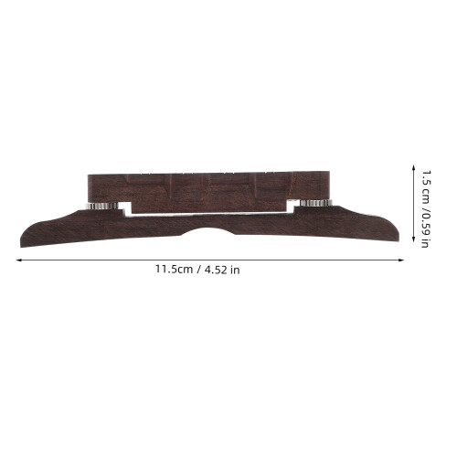 Ponte Com Selim Para Guitarra Jazz Archtop Acessório 2