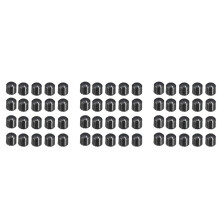 Bouton Rotatif de Potentiomètre En Plastique de 60 Pièces 15X13,5 mm pour Bouton de Volume de Guitare à Arbre de Type D de 6 mm de Diamètre.