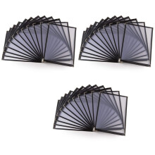 30 Pack of Menu Covers - Single Page, 2 View, Fits 8.5 x 11 Inch Paper - Restaurant Menu Covers