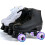 1 Par Tåstopp För Rollerskridskor Justerbara Gummibroms 2