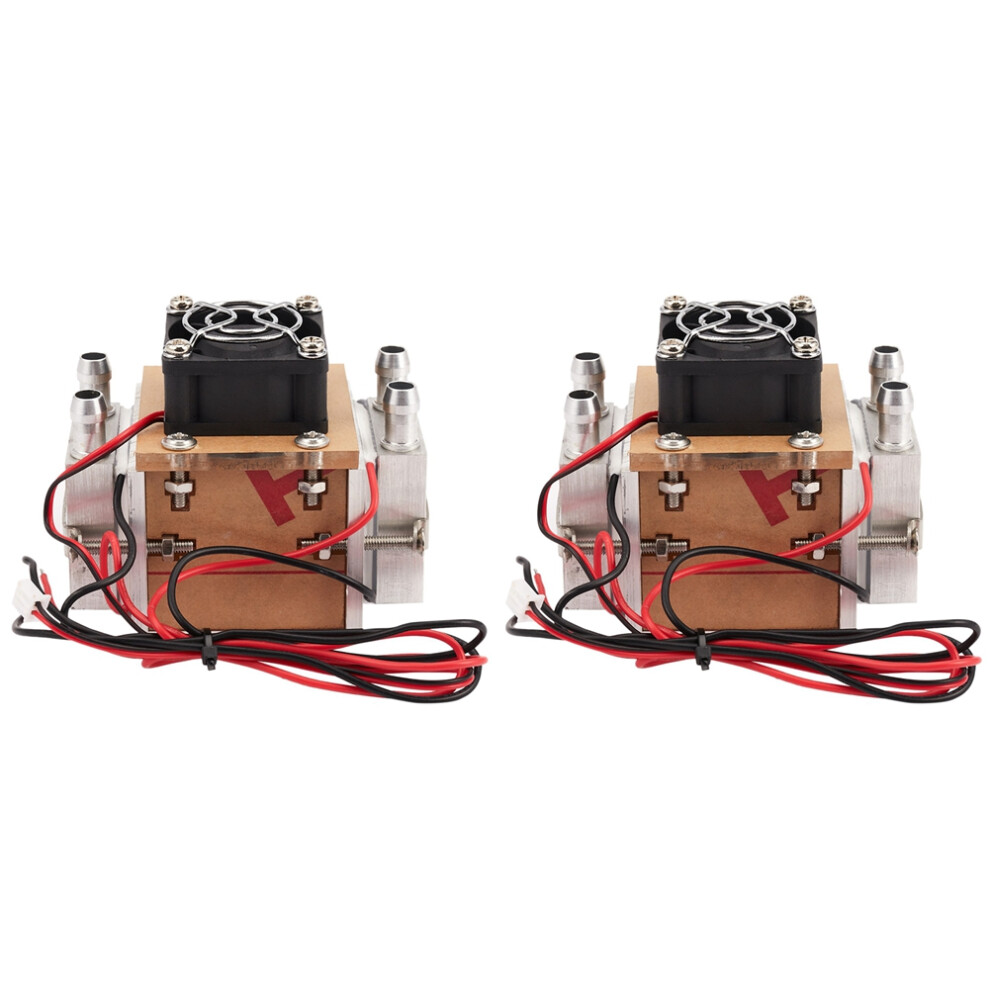 2Pcs Diy 120W Tec Peltier Semiconductor Refrigerator Water-Cooling Air Condition Movement For Refrigeration And Fan 4711764427397