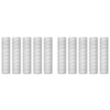 10Stck Mikrometer 10 x 2,5 Zoll Gewickelte Sediment Wasser Filter Patrone für Die Sediment Filtration Im Ganzen Haus