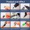 Fiber Cold Splicer Fiber Optic Connector SC-APC Connector FTTH Embedded Leather Wire Quick Connector 100pcs 3