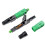 Fiber Cold Splicer Fiber Optic Connector SC-APC Connector FTTH Embedded Leather Wire Quick Connector 100pcs 8