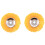 2X Nylon Brush Universal Trimmer Brush  Cutter Durable Garden Tools Outer Diameter 200mm Inner Hole 25.4mm 1