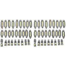 54Unids Conjunto de Luces de LED Blancas para - E-Class W211 2002-2008