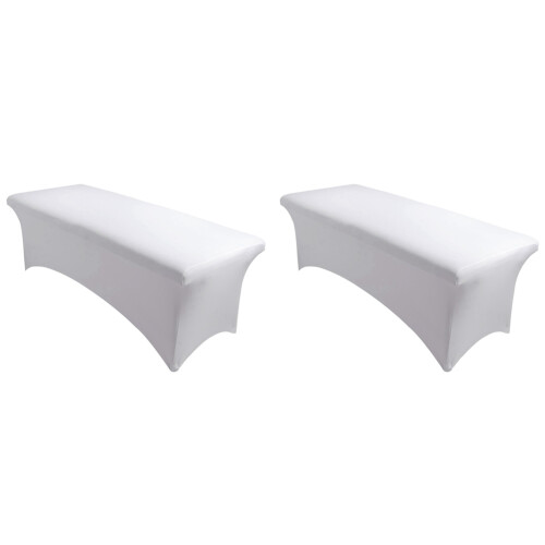 2X Cils Couverture de Lit Beauty Sheets Table élastique Extension de Cils étirable Drap de Cosmétique Blanc
