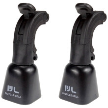 2X Shanmashi Outdoor Fahrradklingel Kreative Bike Bull  Glocke Horn Fahrradzubehör für Mountain Balance Bike Schwarz