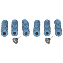 2 set 50mm 2 Inch Flap Disc Sanding Disk for Rolor Roll Lock Abrasive Tools