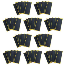 200 Pçs/Lote para Escala de Dedos Preta Sem Cortes Adesivos de Fita Adesiva de Espuma Preta 38 mm x 110 mm