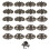 Confezione Da 20 Mobili Da Cucina Vintage Pull Pull Drop Pull Maniglie Bronzo 1