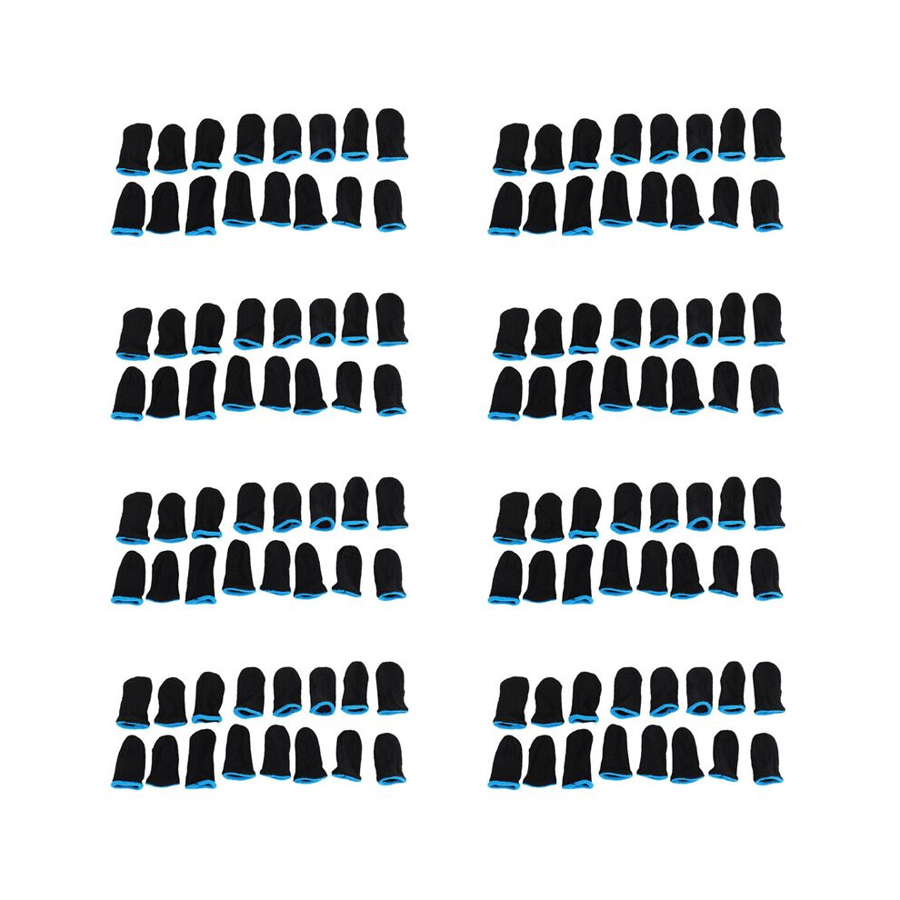 18-Pin Carbon Fiber Finger Sleeves For Pubg Mobile Games Press Screen Finger Sleeves(128 Pcs) 4713832383321