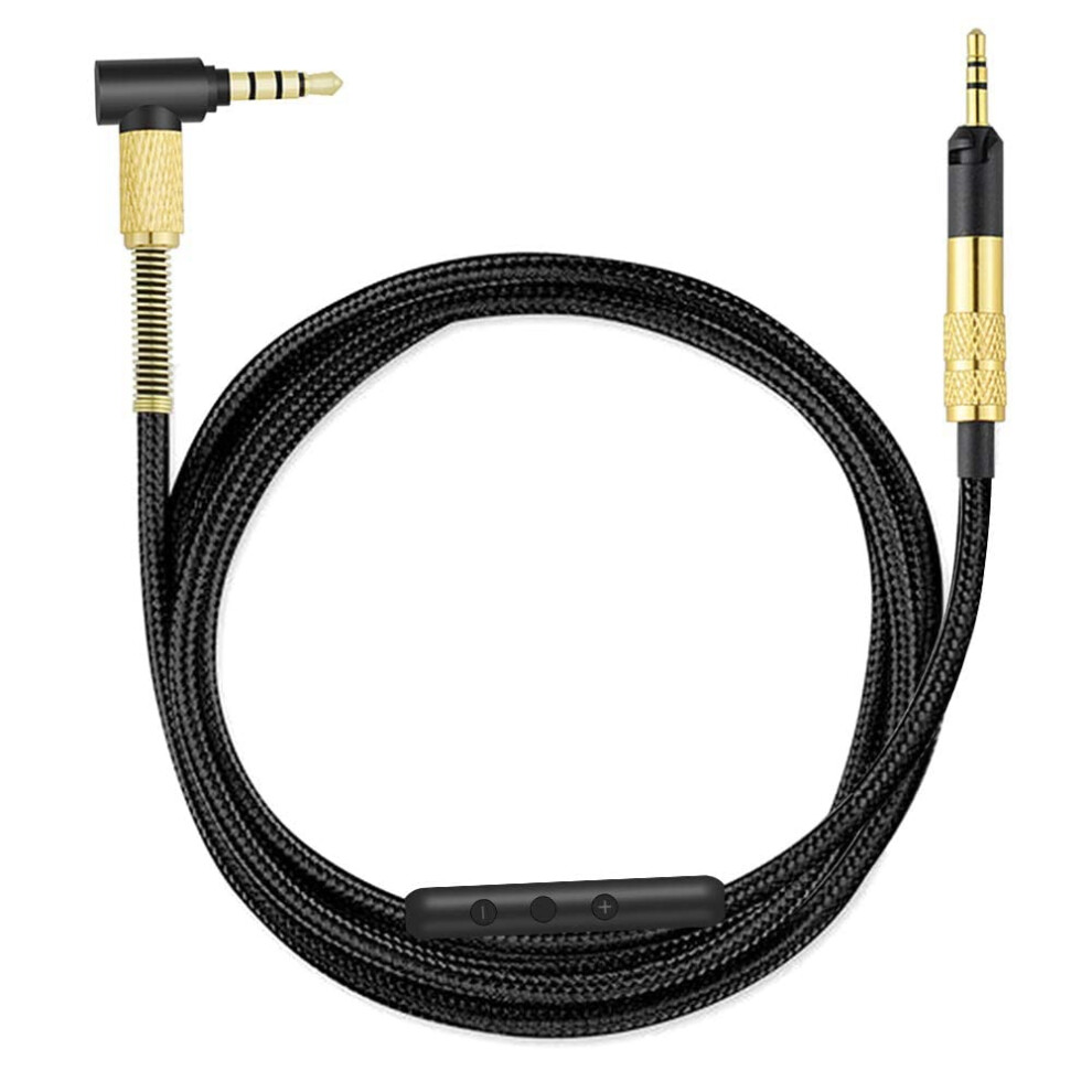 Headphones Replacement Audio Cable For Hd518 Hd558 Hd598 Hd595 Hd559 Hd569 Hd579 Hd599(With Microphone) Silver 4711585838228