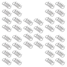 200 Pcs Metal Curtain Ring for Curtains and Poles,Dangling Sliding Eyelet Ring 32 mm Inner Diameter (Silver)