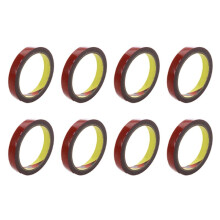 8X Strong Permanent Double Sided Super Sticky Foam Tape Roll for Vehicle Car, Red 15MM x 3Meter