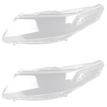 2X for City 2009-2014 Left Car Headlight Cover Light Lamp Transparent Lampshade Shell Lens Glass