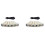 2X Gitarr Nötkreatur Benmaterial Akustisk Gitarr Bridge Pins med Pearl Shell Dot för Akustiska Folkgitarr Tillbehör 1