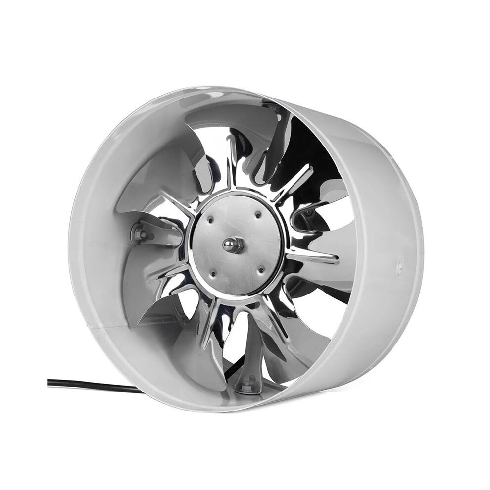 3X 220V Inline Duct Fan Booster Exhaust Blower Air Cooling Vent White - 4 Inch 6032747067057