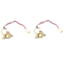 2X 12V Engine Fuel Shut Off Solenoid Valve Shutdown for 119653-77950