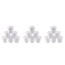 Moderne Europäische Stil Droplight Wand Lampe Kerze Kronleuchter Lampenschirm 18 Teiliges Set (Solides Weiß)